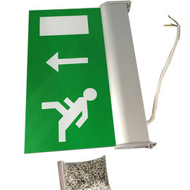 Hanging / Wall Surface Mounted Led Exit Light / Double Side Exit Sign With Ni - Cd Battery