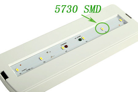 Battery Operated SMD LED Recessed Emergency Light For Industrial , 262mm×100mm×46mm