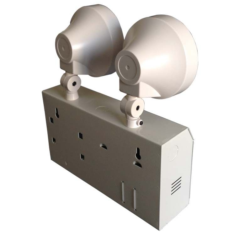 2W Twin Spot LED الطوارئ الحديدية الخفيفة بطارية Ni-Cd بطارية 3 ساعات مدة TL020BN
