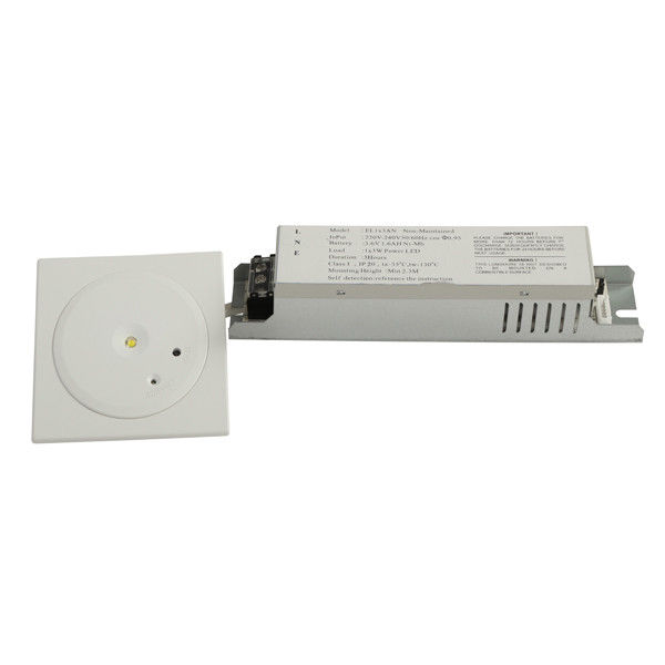 1W SMD أبيض LED سقف راحة مثبتة المباني التجارية اختبار ذاتي ضوء الطوارئ IP20
