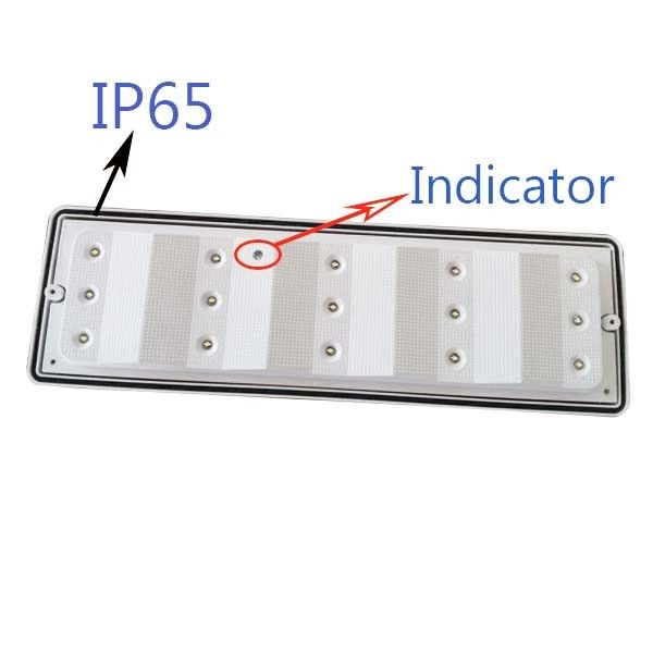 سطح الحائط مثبت مضاد للماء الطوارئ الحائط الضوء LED الموقع الرطب في الهواء الطلق IP65 L102M