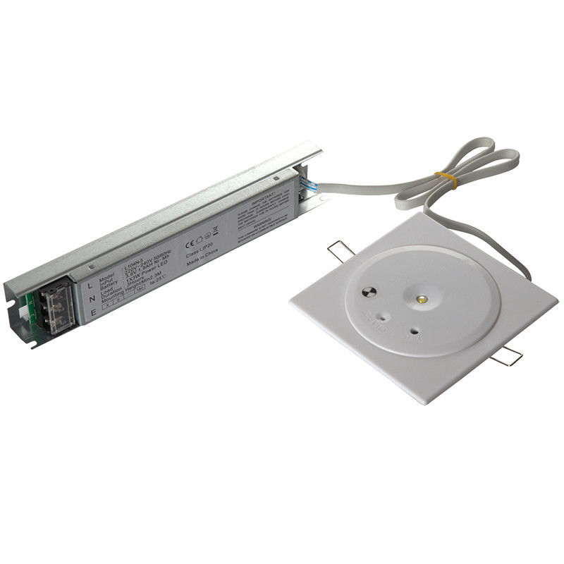 إضاءة LED للطوارئ تجارية للسقف IP20 مع بطارية احتياطية 1 واط SMD بطارية Ni-Cd 3 ساعات EL104N-1