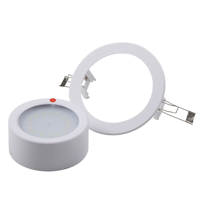 إضاءة طوارئ LED مدمجة في السقف 3 واط بغلاف ABS 60 هرتز 5 قطع بطارية Ni-Cd L128N
