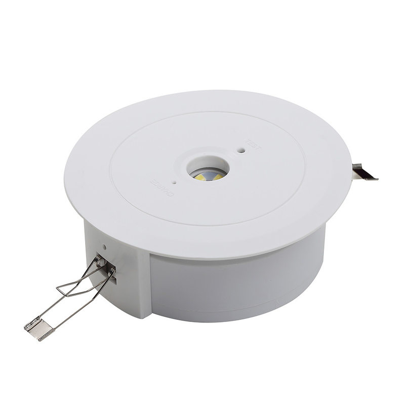 -10 درجة مئوية إلى 55 درجة مئوية ضوء الطوارئ السقف مع مدة الطوارئ 3 ساعات و 600mAh سعة البطارية