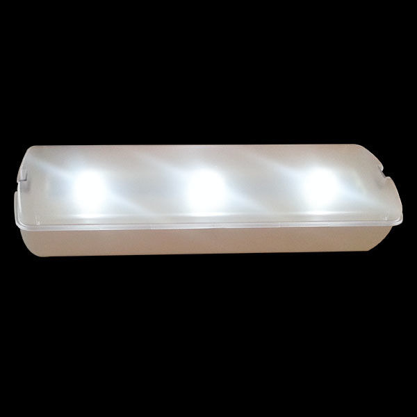 AC Power LED Rechargeable Wall Recessed Emergency Light مع بطارية احتياطية مضادة للحريق ABS Casing L116M-C