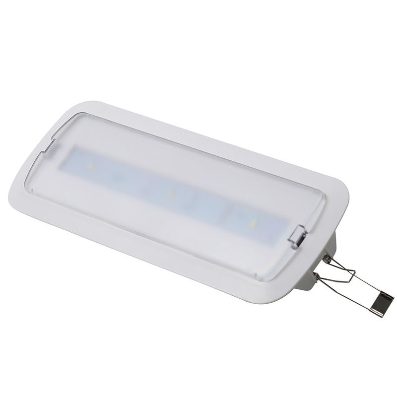 3 قطع إضاءة طوارئ غائرة SMD 5730 LED ببطارية Ni-Cd 3.6 فولت 0.6 أمبير في الساعة لمدة تزيد عن 3 ساعات