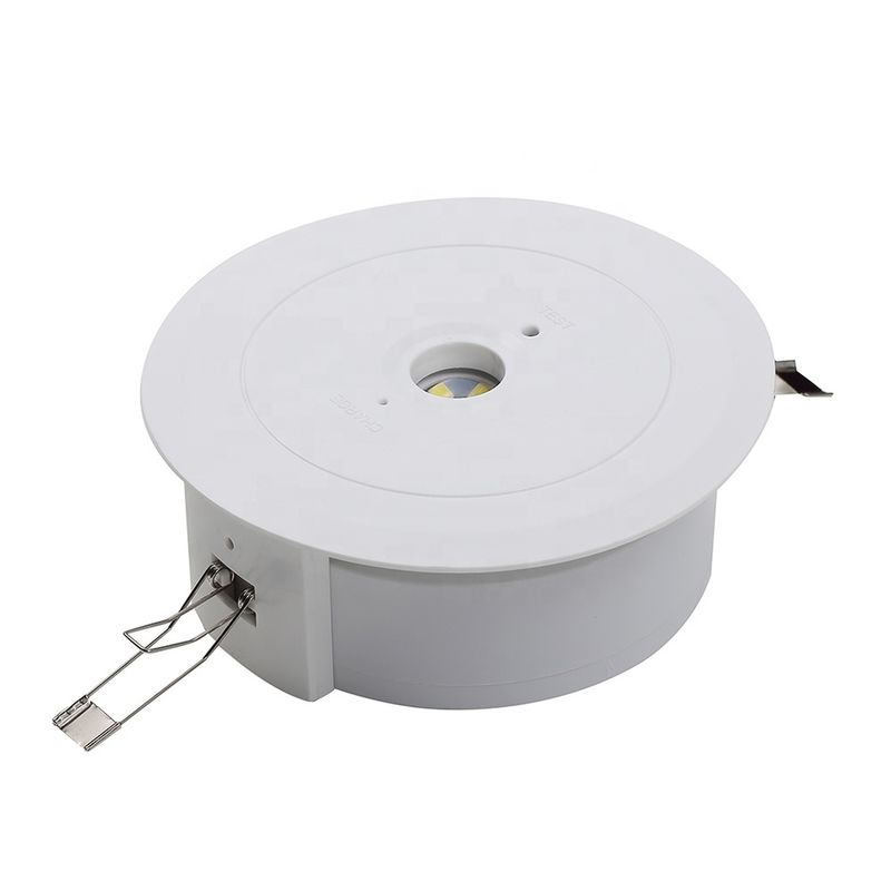 إضاءة طوارئ LED مدمجة في السقف بضمان 3 سنوات مع بطارية احتياطية وغلاف ABS IP20 L114MN-B