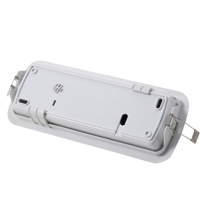 3 قطع إضاءة طوارئ غائرة SMD 5730 LED ببطارية Ni-Cd 3.6 فولت 0.6 أمبير في الساعة لمدة تزيد عن 3 ساعات