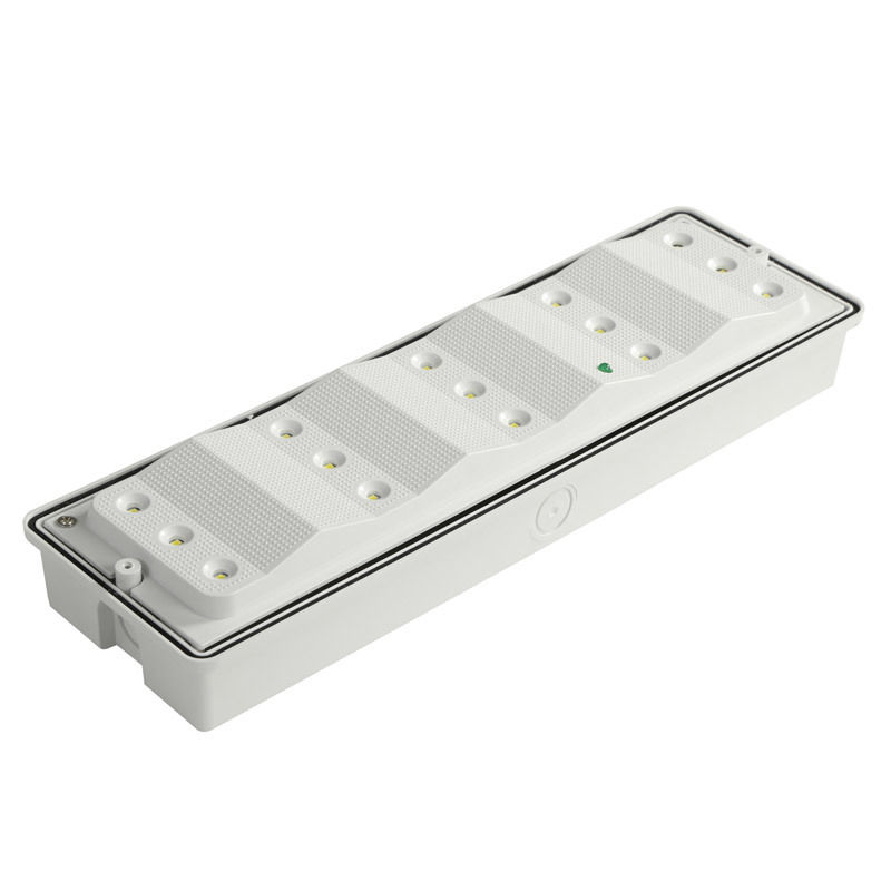 IP65 مضاد للماء مصباح الطوارئ LED 3W Ni Cd بطارية احتياطية 15pcs 2835 SMD 6500K