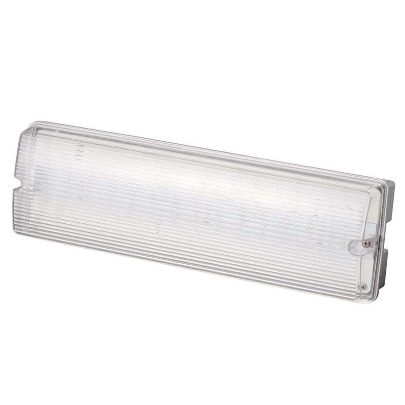 مصباح طوارئ مقاوم للماء LED بقوة 5 واط IP65 ببطارية احتياطية Ni Cd، عبوة من 10 قطع، 5730 SMD، أبيض بارد، وحدة إضاءة