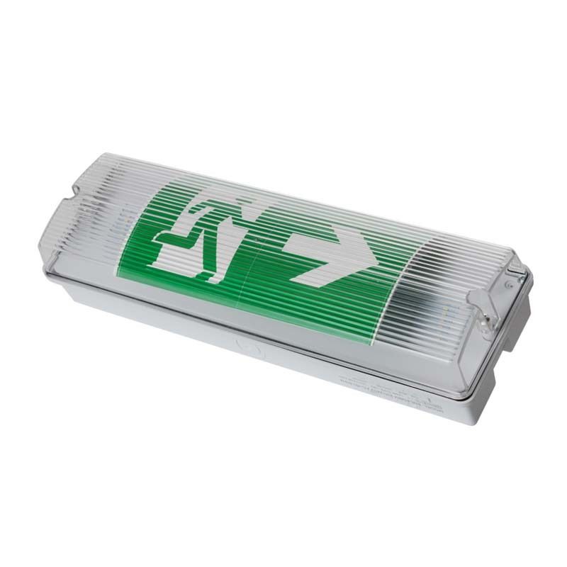 مصباح طوارئ مضاد للأرصاد الجوية LED IP65 220V 240V 3H احتياطي Ni Cd بطارية مصباح