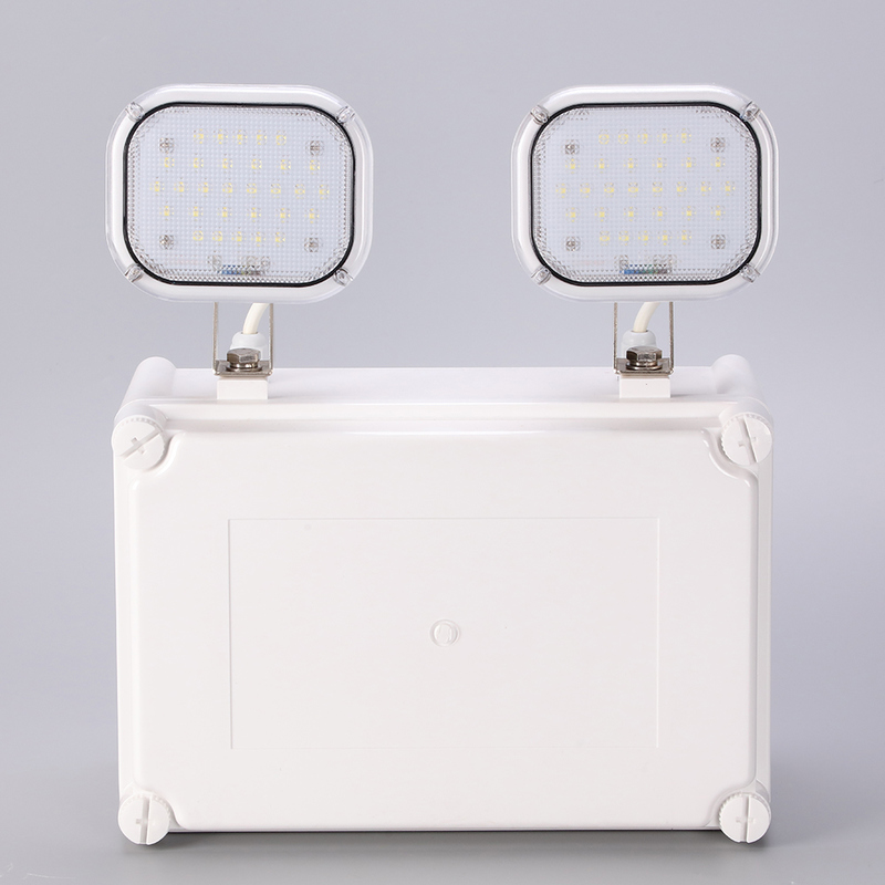 ضوء الطوارئ ذو الضوء العالي 2x6W LED Twin Spot 3 سنوات ضمان 50000 ساعة العمر