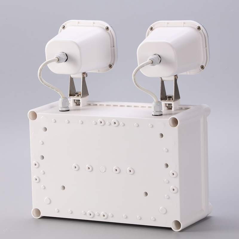 ضوء الطوارئ ذو الضوء العالي 2x6W LED Twin Spot 3 سنوات ضمان 50000 ساعة العمر