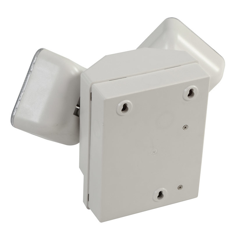 6W Twin Spot LED ضوء الطوارئ 6500K 3.6V 3.0Ah Ni-Cd بطارية غلاف الكمبيوتر IP20