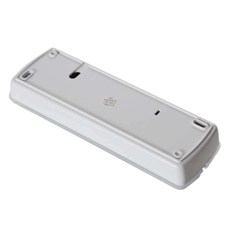 مصباح الطوارئ القابل لإعادة الشحن من نوع 220 فولت مثبت على السطح مع احتياط لمدة 3 ساعات وبناء بلاستيكي