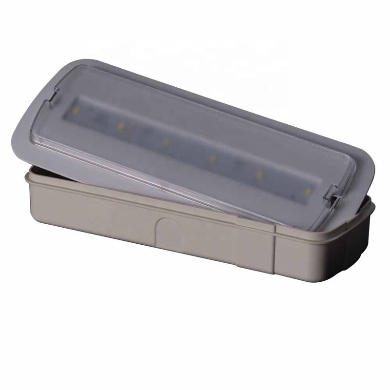 ضوء الطوارئ القابل لإعادة الشحن LED 3W مثبت على الحائط والسقف مع ضمان لمدة 3 سنوات و 180 دقيقة احتياطية