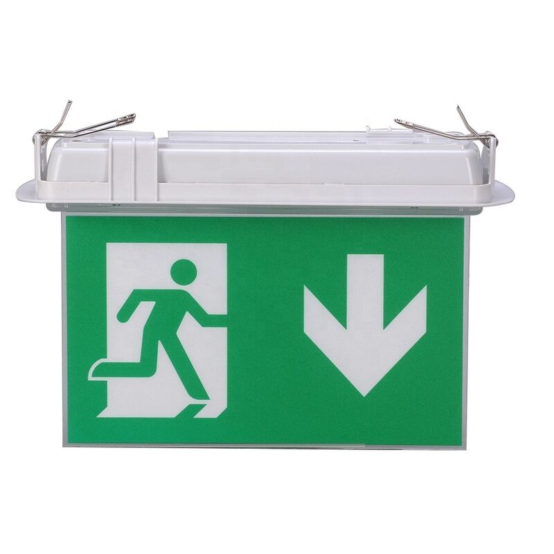 إشارة خروج مزدوجة الجانب بطارية Ni-Cd 6 PCS SMD 5730 إضاءة الطوارئ LED 3 سنوات ضمان