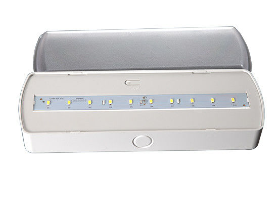 ضوء الطوارئ LED ABS مضاد للحريق مع 10 قطعات SMD 5730 LED وبطارية Ni-Cd 3.6V 1.8Ah