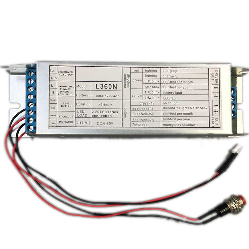 طقم تحويل طوارئ LED سبوت لايت بإخراج واط ثابت، يعمل بالبطارية L360N