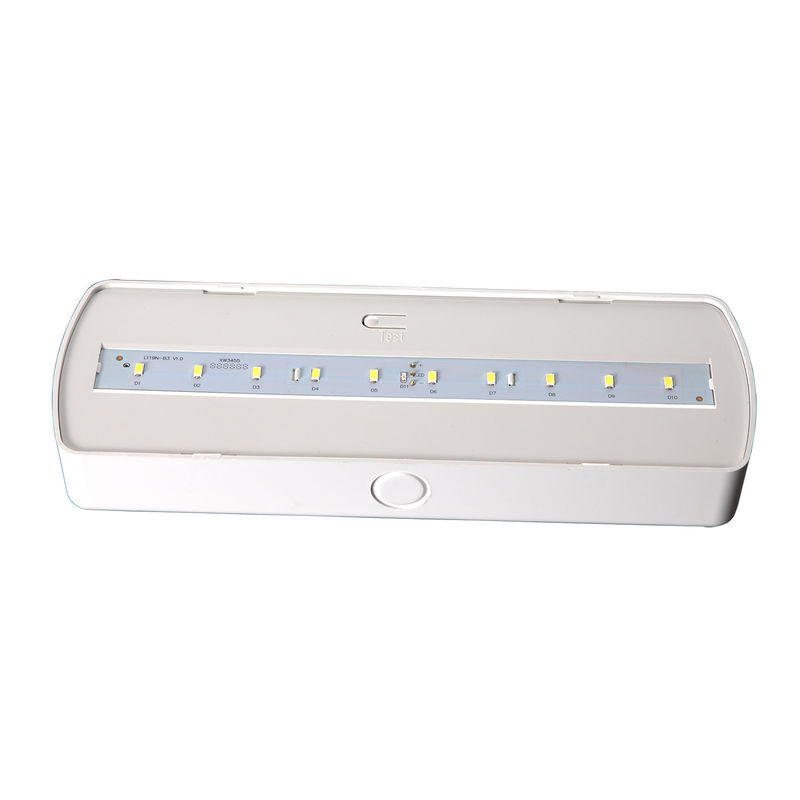 مقاومة للحريق ABS LED ضوء الطوارئ 3.6 فولت بطارية Ni-Cd 3 ساعات مدة L119N-A
