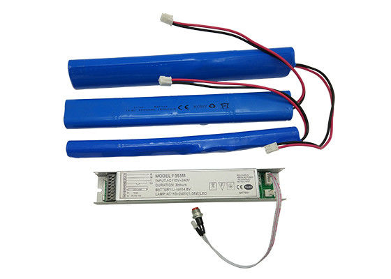 طقم تحويل طوارئ قابل لإعادة الشحن ببطارية ليثيوم أيون لأضواء LED بقدرة 1-45 واط لمدة 3 ساعات F355M