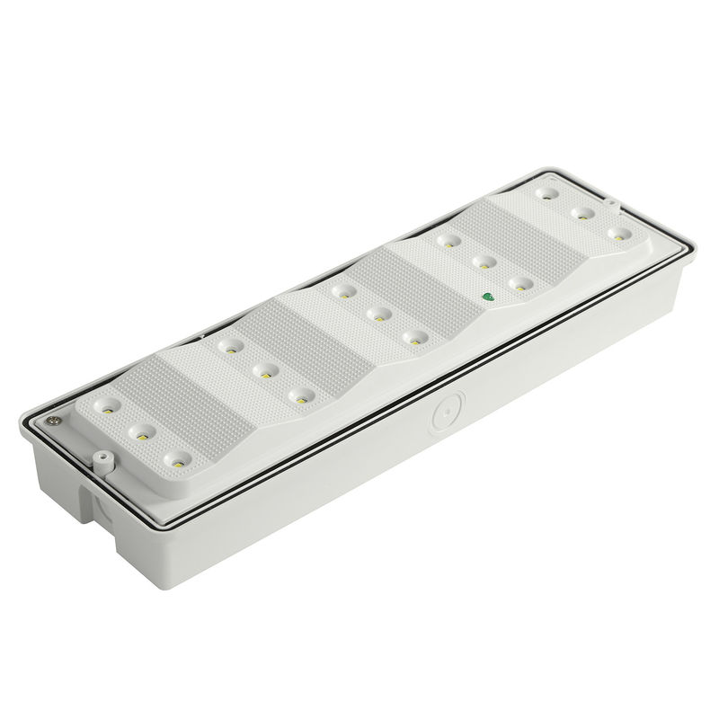مضاد للماء ضوء الطوارئ LED مضاد للحريق ABS غلاف PC Diffuser 15pcs 2835 SMD IP65 L102M