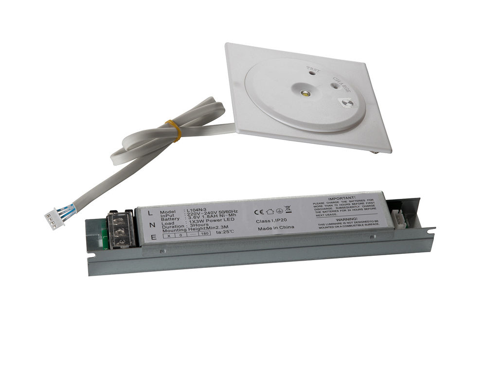 إشارة الخروج من الحريق غير الصيانة IP20 LED الضوء الطارئ المنسحب 220V L104N-3