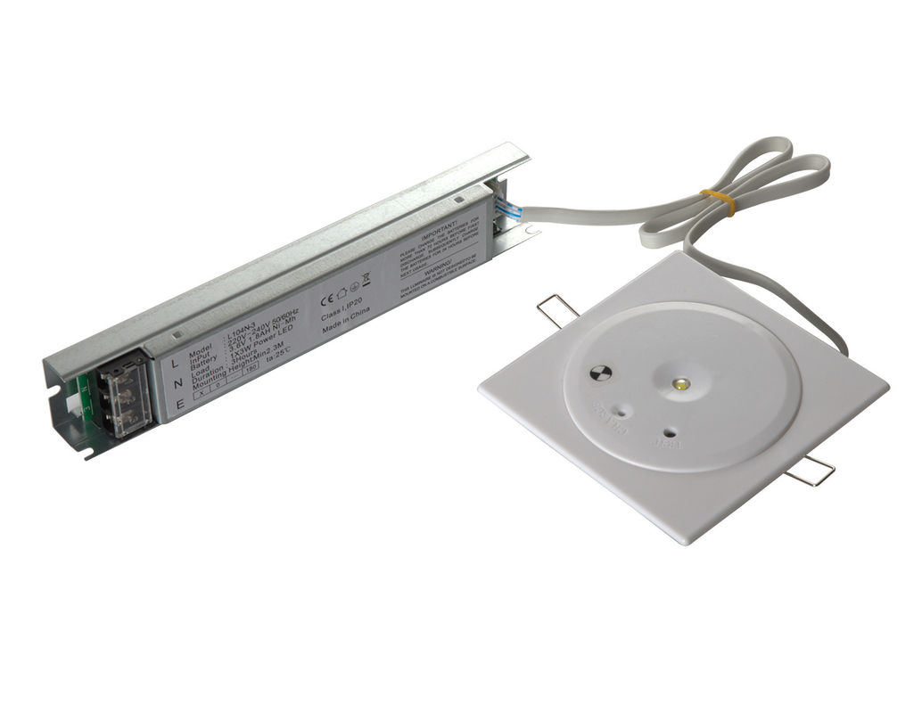 إشارة الخروج من الحريق غير الصيانة IP20 LED الضوء الطارئ المنسحب 220V L104N-3