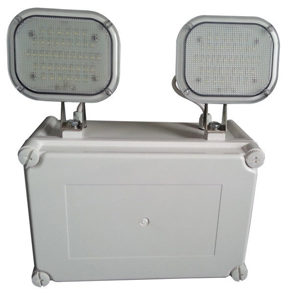 ضوء الطوارئ المقاوم للماء من نوع Twin Spot LED IP65 Ni-Cd Wet Location