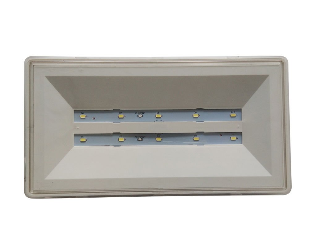 ضوء الطوارئ المقاوم للماء IP65 220V 240V 50Hz 60Hz LED قابلة لإعادة الشحن ABS غلاف مصباح L212N