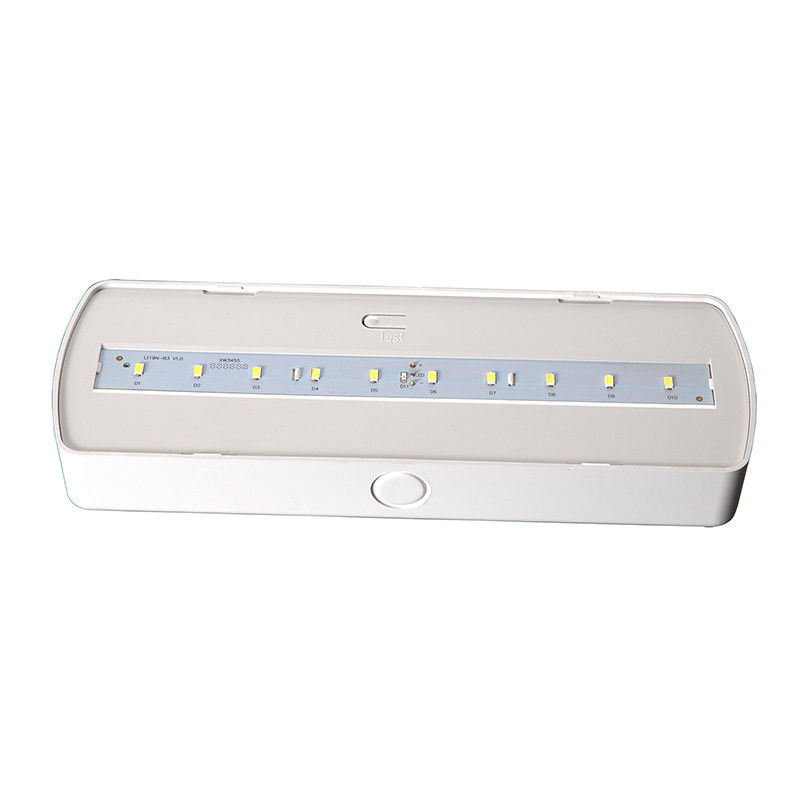 ضوء LED قابلة لإعادة الشحن في حالات الطوارئ مع بطارية Ni-Cd و ABS مقاومة للحريق لمدة 3 ساعات