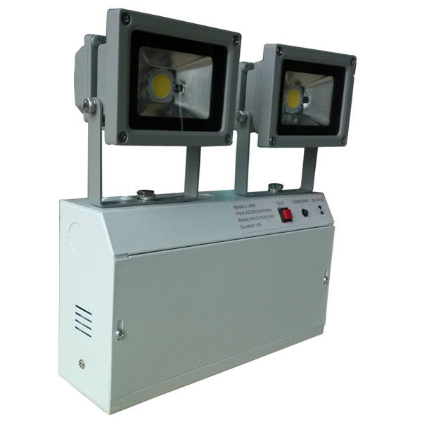 تركيب إضاءة طوارئ مزدوجة ذاتية الاختبار للمباني التجارية 2x10 واط COB LED L109N-2